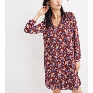 Madewell Button-back Dress in Antique Floral